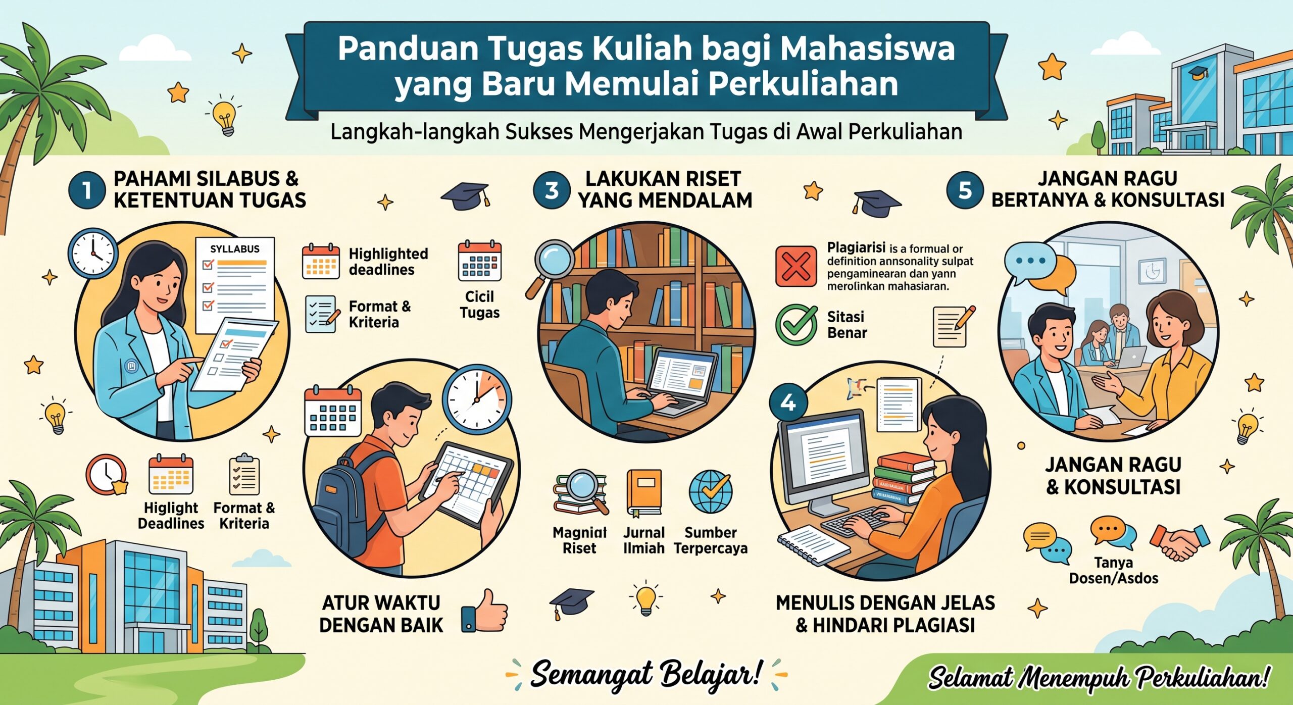 Panduan Tugas Kuliah bagi Mahasiswa yang Baru Memulai Perkuliahan
